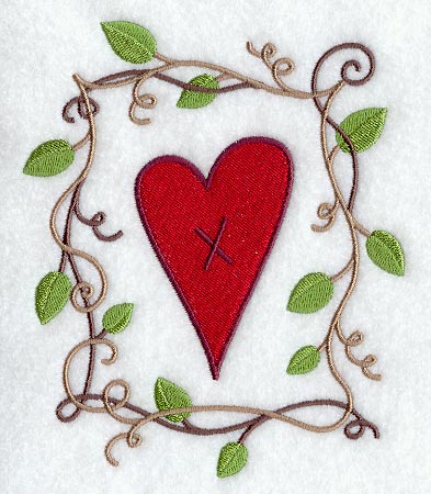 Country Heart and Frame