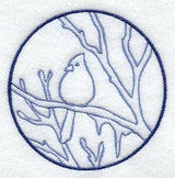 Winter Cardinal Circle