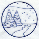 Winter Evergreen Circle