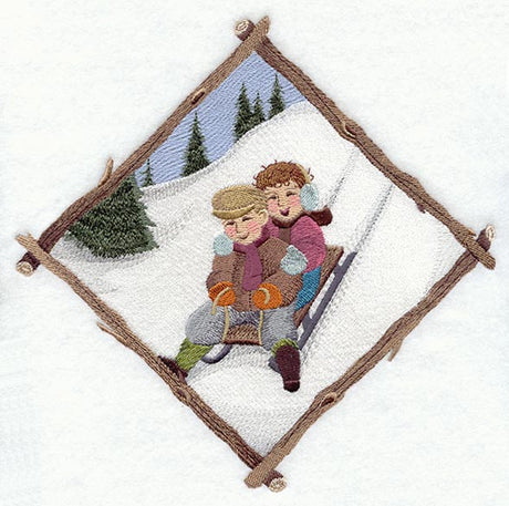 Winter Sledding Diamond