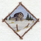Winter Barn Diamond