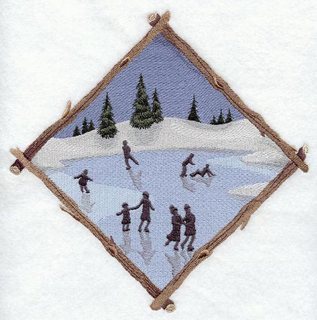 Winter Ice Skating Diamond