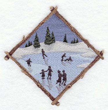 Winter Ice Skating Diamond