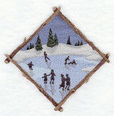 Winter Ice Skating Diamond