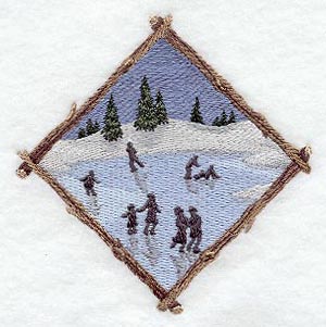 Winter Ice Skating Diamond