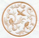 Birds and Swirls Circle