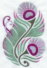 Peacock Feather Oval