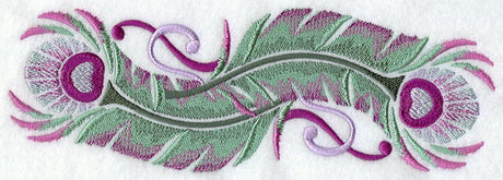 Peacock Feather Rectangle