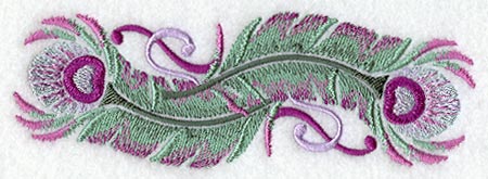 Peacock Feather Rectangle