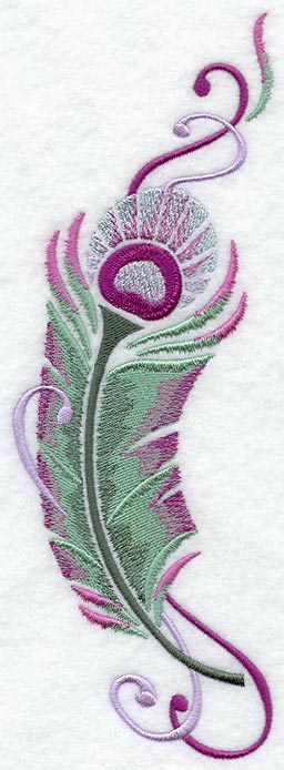 Peacock Feather Spray