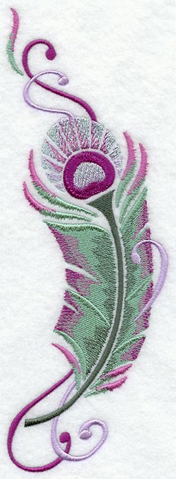 Peacock Feather Spray (Mirror)