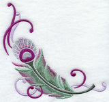 Peacock Feather Corner