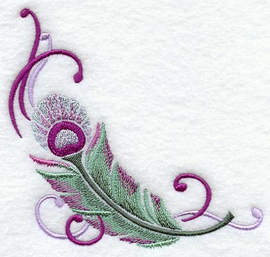 Peacock Feather Corner