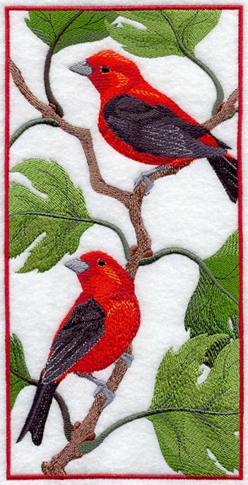 Scarlet Tanager Panel
