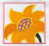 Splendid Sunflower Square