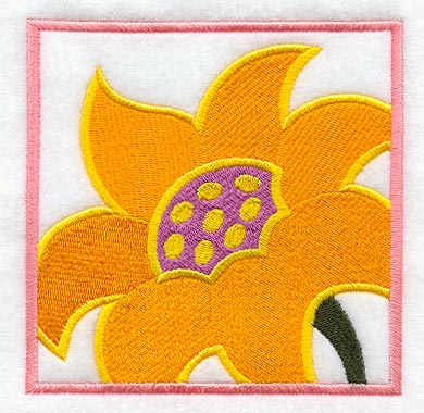 Splendid Sunflower Square