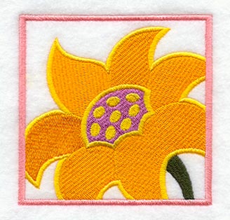 Splendid Sunflower Square