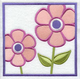 Pansy Pair Square
