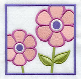 Pansy Pair Square