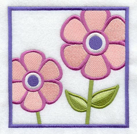 Pansy Pair Square