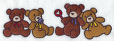 Cuddly Teddy Bears Border