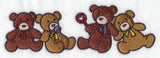 Cuddly Teddy Bears Border