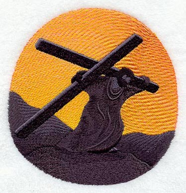 Jesus and Cross Silhouette