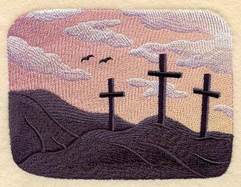 Three Crosses Silhouette