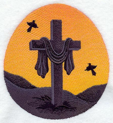 Draped Cross Silhouette
