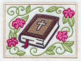 Holy Bible and Flowers