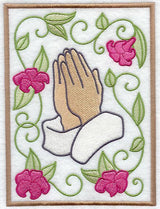 Peaceful Prayer and Flowers