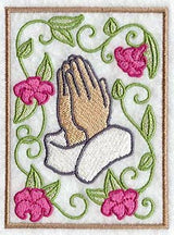 Peaceful Prayer and Flowers