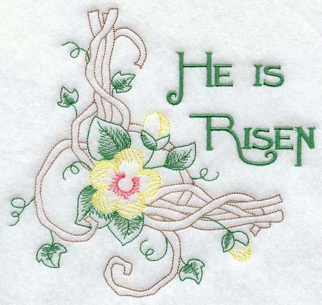He is Risen and Easter Grapevine