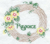Rejoice and Grapevine Wreath