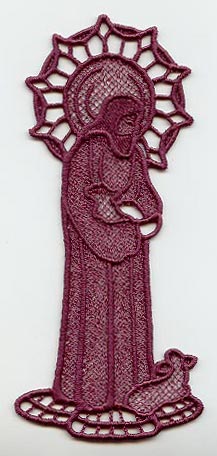 Jesus the Shepherd Bookmark (Lace)