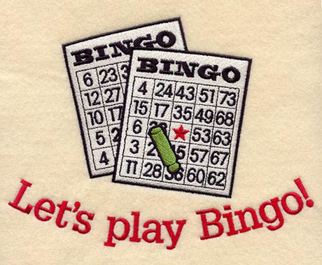 Let's Play Bingo Cards