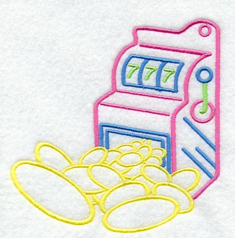 Slot Machine Neon Sign