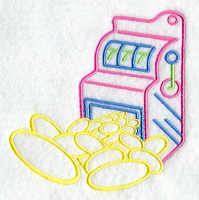 Slot Machine Neon Sign