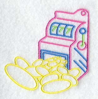 Slot Machine Neon Sign