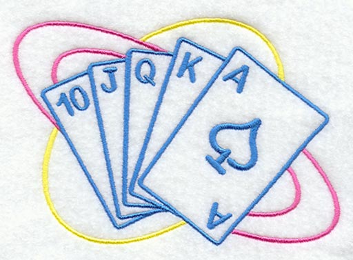 Royal Flush Neon Sign