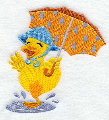 Desi Duck Under Umbrella