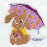 Becca Bunny Under Umbrella