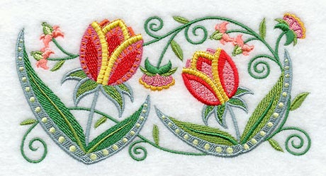 Jacobean Tulip Border