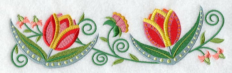 Jacobean Tulip Border