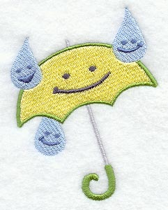 Umbrella and Raindrop Buddies