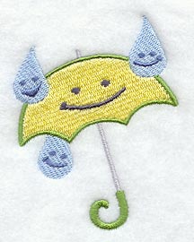 Umbrella and Raindrop Buddies