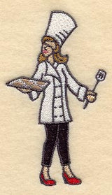 Lady Chef with Cookies