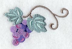 Sweet Grapes and Vines Border