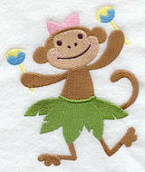 Little Miss Monkey Plays the Maracas