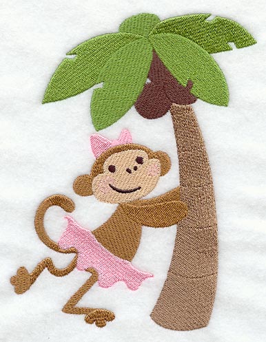 Little Miss Monkey Wants a Coconut